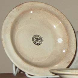 Third class deep plate from the Empress of Ireland
